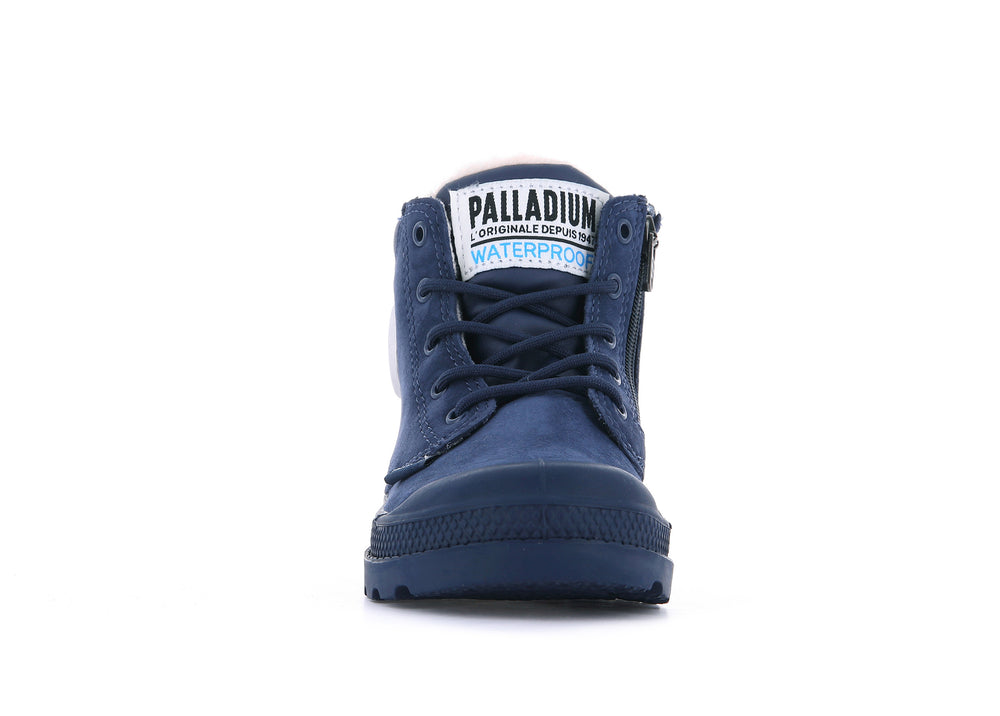 Botas Palladium PAMPA HI CUFF WPS OZ Niños Indigo | Costa Rica-81652